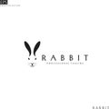 Rabbit logo template